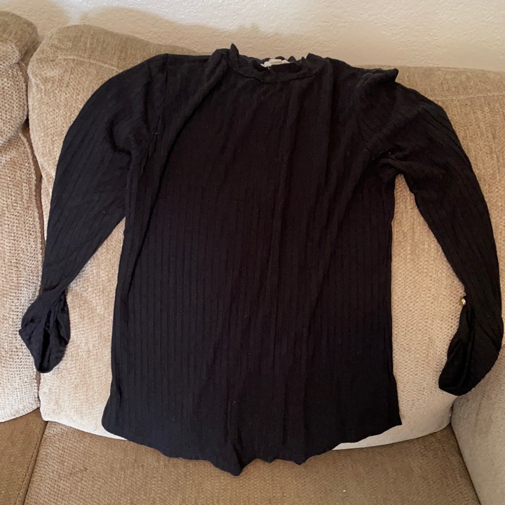 Black flowy shirt